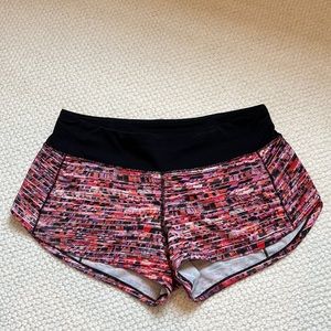 Lululemon Speed Shorts Low Rise 4